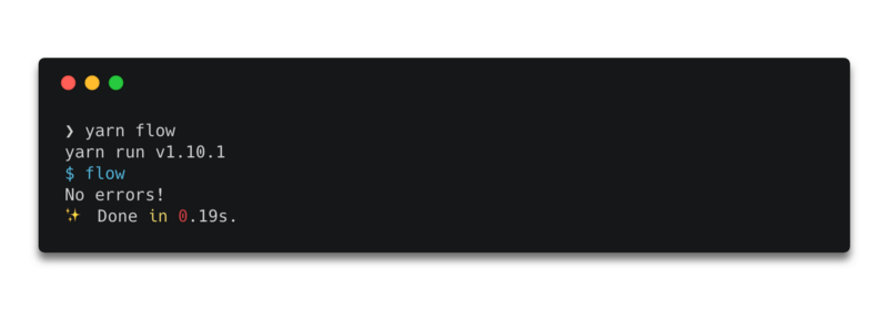 Flow output with no errors thanks to the new ResourceList “Props” Flow type!